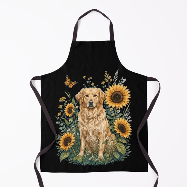 Item preview, Hovawart With Sunflower Cottagecore Art Dog Owner designed and sold by TerryConnells.