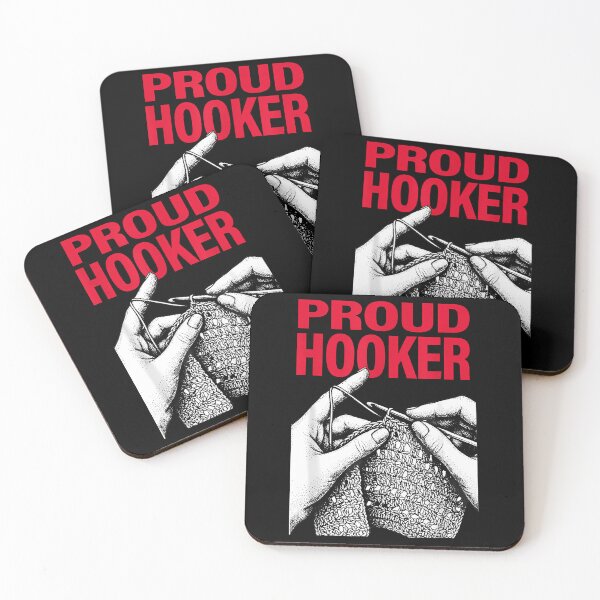 Item preview, Proud Hooker Funny Knitting Lover Saying Quote Men Women designed and sold by SipanjiGFArt.