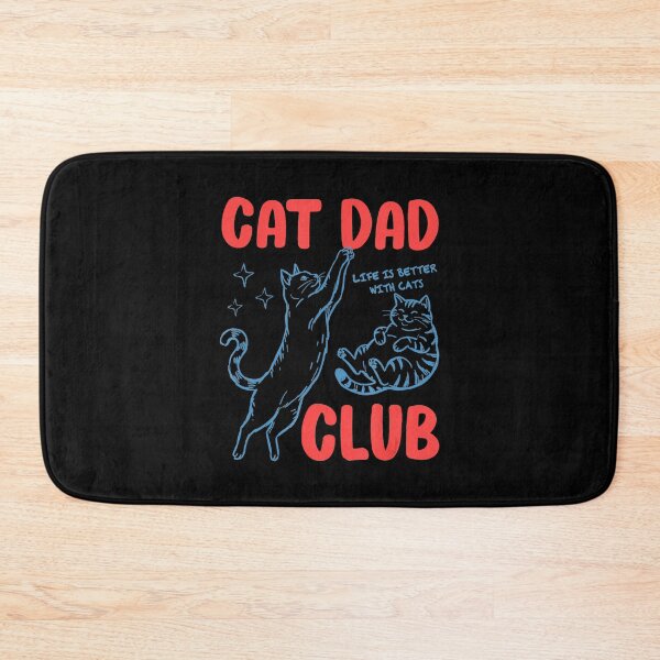 Item preview, Cat Dad Club Funny Retro Cat Lover Artwork for Cozy Pet People designed and sold by zamiokaline.