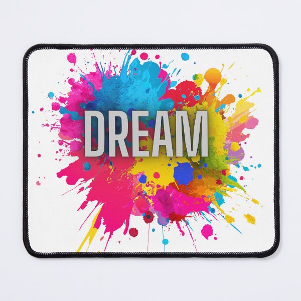 Item preview, Dream | Colorful Watercolor Paint Splash Typography designed and sold by GraphixByHub.