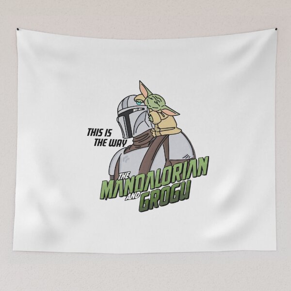 Item preview, Mando & Grogu designed and sold by Mystical Illustrations.