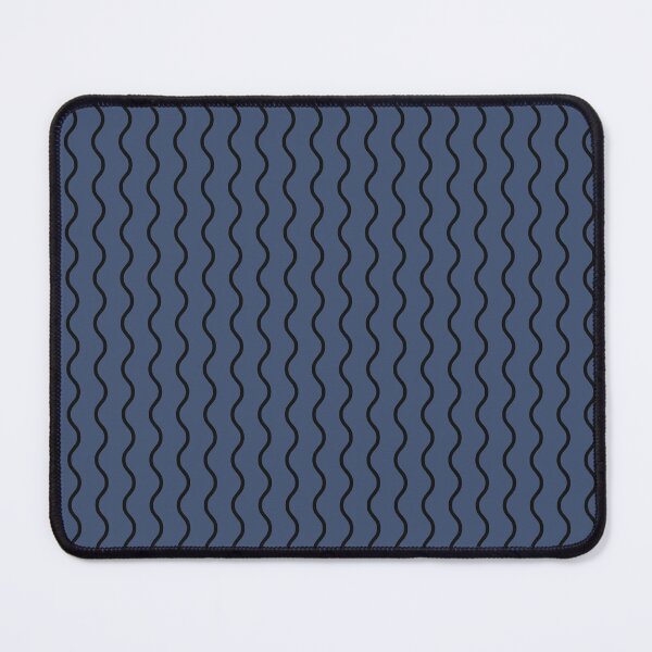 Item preview, Blue And Black Waves Pattern designed and sold by pattern-archive.