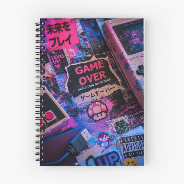 Item preview, Neon Arcade — Retro Gaming Mixed‑Media Collage designed and sold by Jandedan.