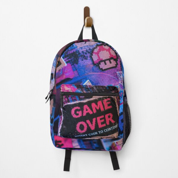 Item preview, Neon Arcade — Retro Gaming Mixed‑Media Collage designed and sold by Jandedan.