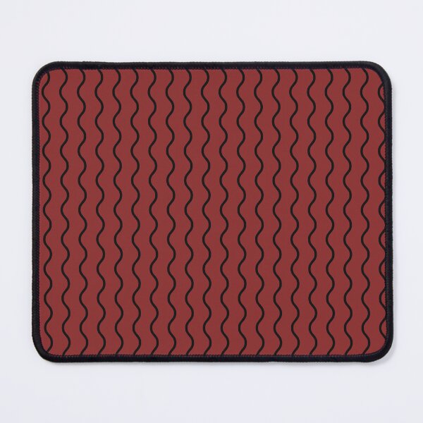 Item preview, Brick Red And Black Waves Pattern designed and sold by pattern-archive.