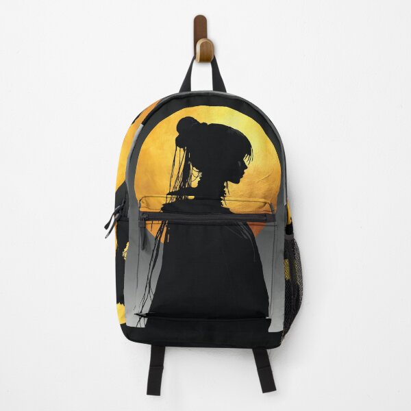 Item preview, Golden Moonlight Anime Girl Silhouette Art designed and sold by RamyGallery.