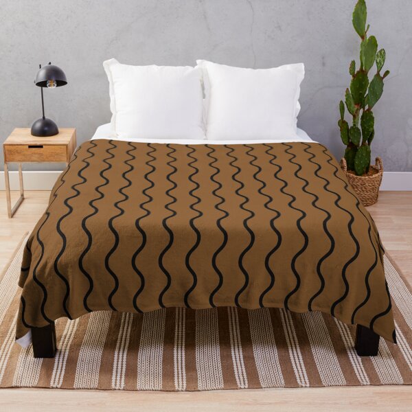 Item preview, Bronze And Black Waves Pattern designed and sold by pattern-archive.