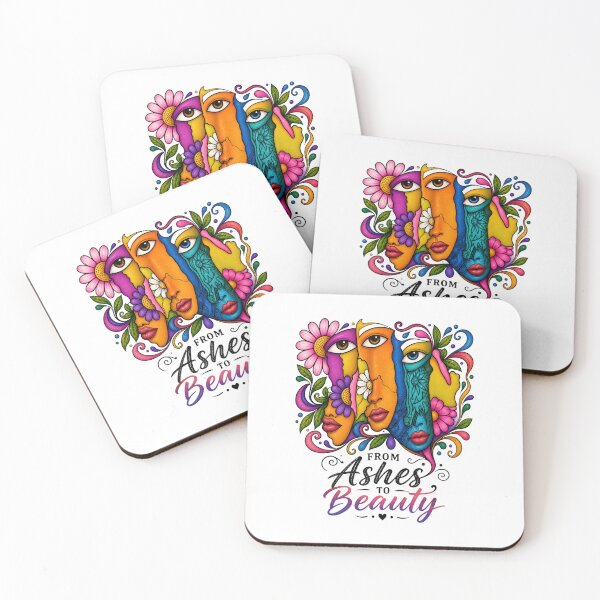 Item preview, From Ashes to Beauty – Colorful Inspirational Abstract Feminine Art Design designed and sold by Ashes to Artistry.