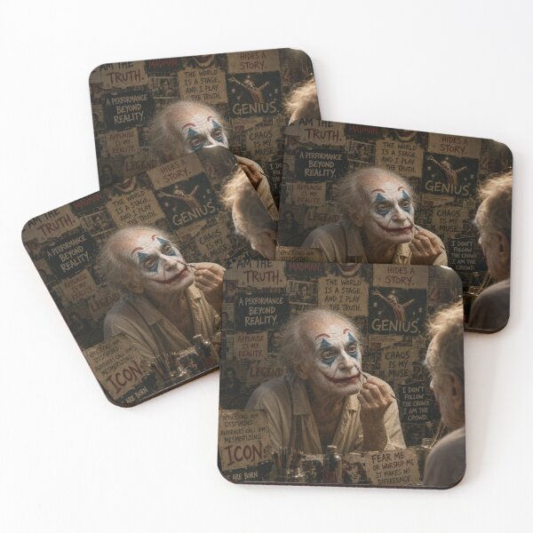 Item preview, Stageworn — Portrait of an Elderly Actor in Theatrical Make-up designed and sold by Jandedan.