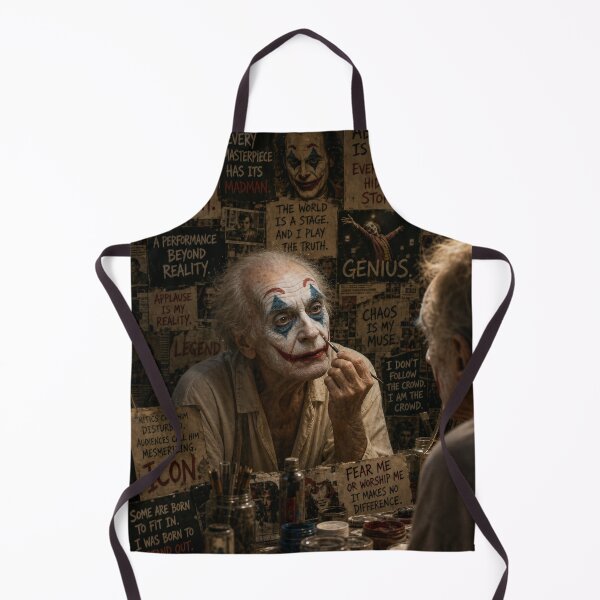 Item preview, Stageworn — Portrait of an Elderly Actor in Theatrical Make-up designed and sold by Jandedan.