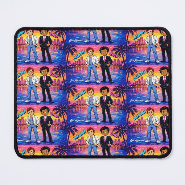 Item preview, Miami Vice Don Johnson and Philip Michael Thomas designed and sold by The Art Queen Of Michigan .