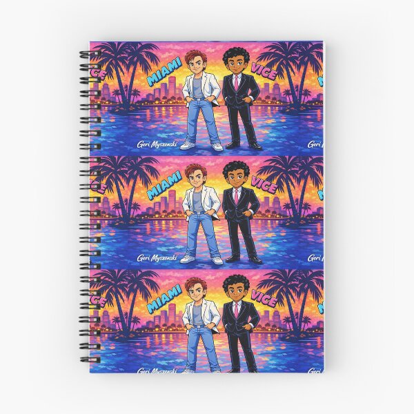 Item preview, Miami Vice Don Johnson and Philip Michael Thomas designed and sold by The Art Queen Of Michigan .