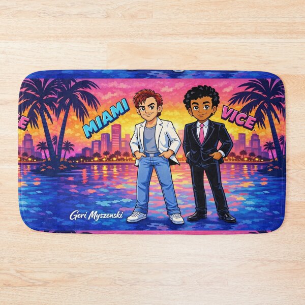 Item preview, Miami Vice Don Johnson and Philip Michael Thomas designed and sold by The Art Queen Of Michigan .