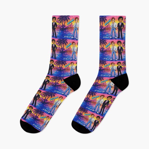 Item preview, Miami Vice Don Johnson and Philip Michael Thomas designed and sold by The Art Queen Of Michigan .