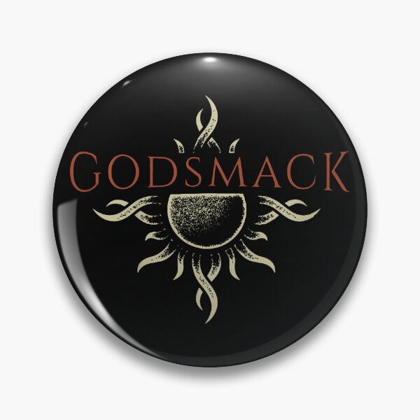 Artikelvorschau, Godsmack-Logo Sonne auf Schwarz entworfen und verkauft von SipanjiGFArt.