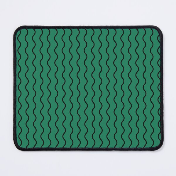 Item preview, Green And Black Waves Pattern designed and sold by pattern-archive.