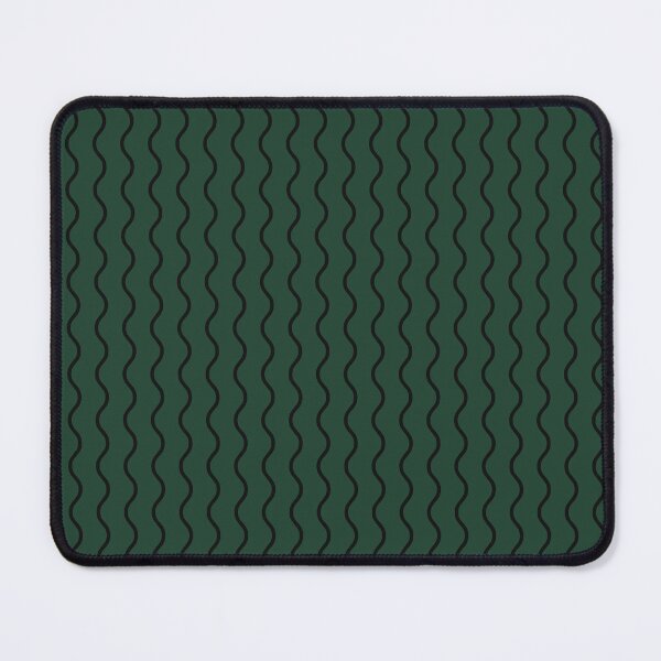 Item preview, Forest Green And Black Waves Pattern designed and sold by pattern-archive.