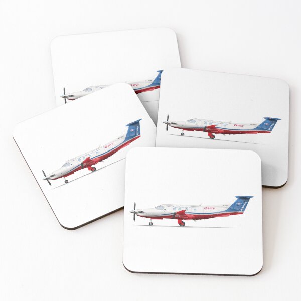 Item preview, PILATUS PC-12 VH-FNH RFDS designed and sold by Grubby Fingers Aircraft Illustration.