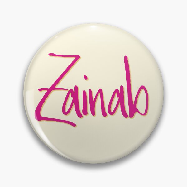 Item preview, ZAINAB personalized type design designed and sold by CharlottePlaceArt.