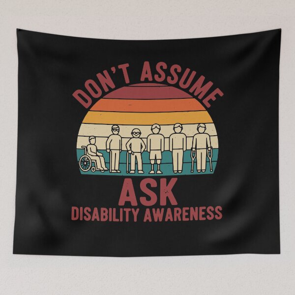 Item preview, Disability awareness DONT ASSUME ASK autism designed and sold by LuminOrb.