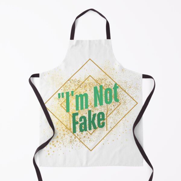 Item preview, I'm Not Fake | Real and Authentic Geometric Quote designed and sold by GraphixByHub.