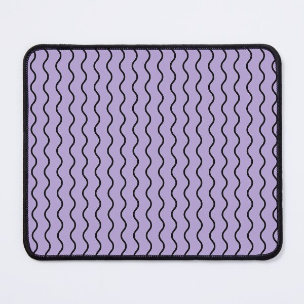 Item preview, Lilac And Black Waves Pattern designed and sold by pattern-archive.