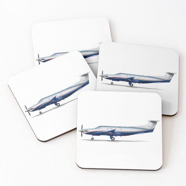 Item preview, PILATUS PC-12 VH-UVE 2020 designed and sold by Grubby Fingers Aircraft Illustration.