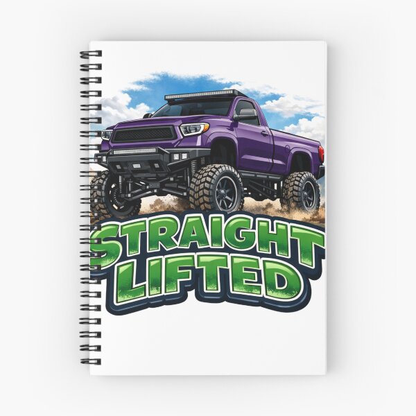 Item preview, Straight Lifted Purple Truck designed and sold by Resilient Roots Customs Oakland.
