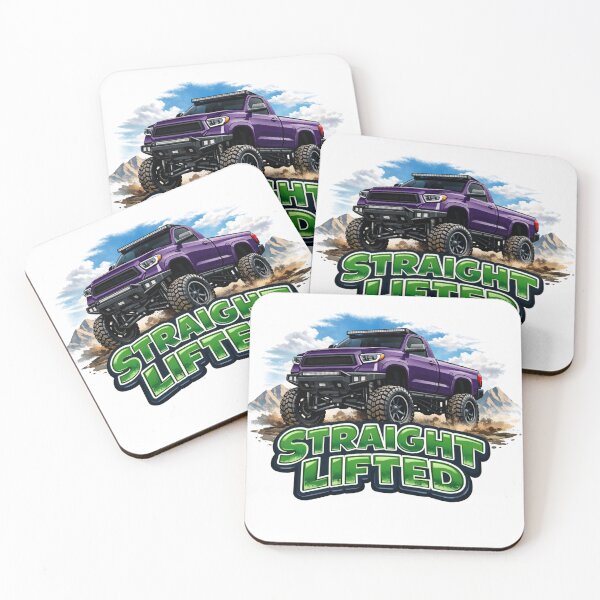 Item preview, Straight Lifted Purple Truck designed and sold by Resilient Roots Customs Oakland.