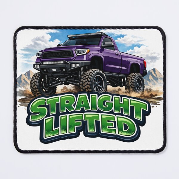 Item preview, Straight Lifted Purple Truck designed and sold by Resilient Roots Customs Oakland.