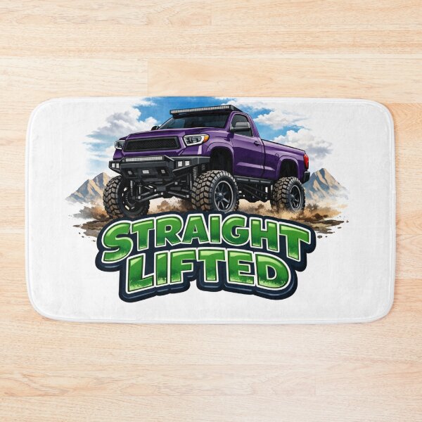 Item preview, Straight Lifted Purple Truck designed and sold by Resilient Roots Customs Oakland.