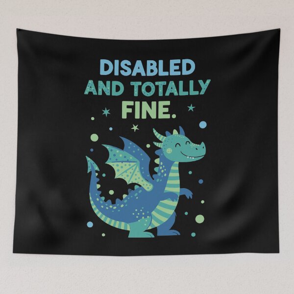 Item preview, Disability Awareness Disabled And Totally Fine designed and sold by LuminOrb.