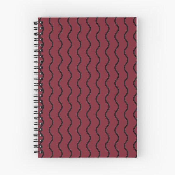 Item preview, Red And Black Waves Pattern designed and sold by pattern-archive.