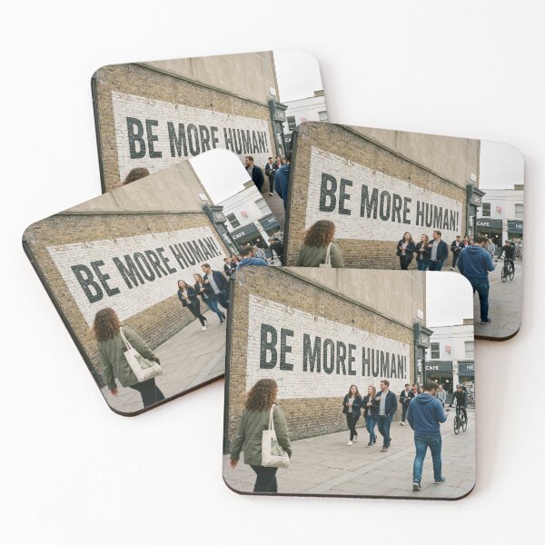 Item preview, BE MORE HUMAN A Motivational design designed and sold by GRAFFONYX.