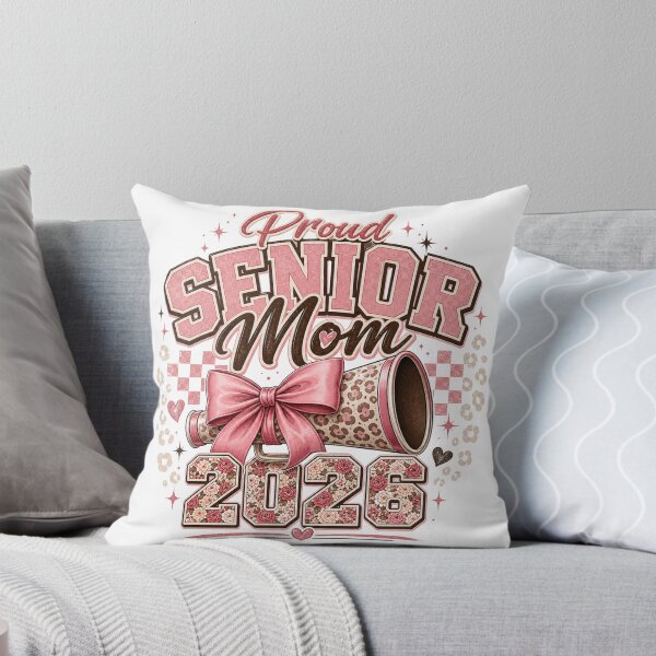 Item preview, Proud Senior Mom 2026 Pink Leopard Graduation Design designed and sold by PixelModeShop.