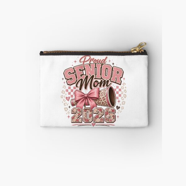 Item preview, Proud Senior Mom 2026 Pink Leopard Graduation Design designed and sold by PixelModeShop.