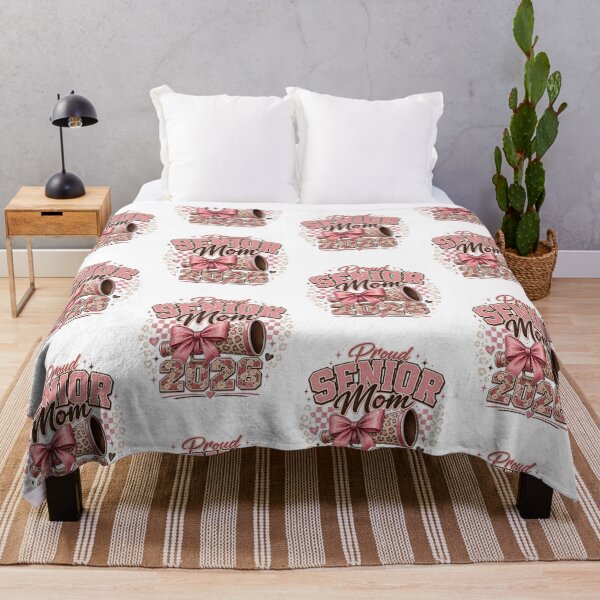 Item preview, Proud Senior Mom 2026 Pink Leopard Graduation Design designed and sold by PixelModeShop.