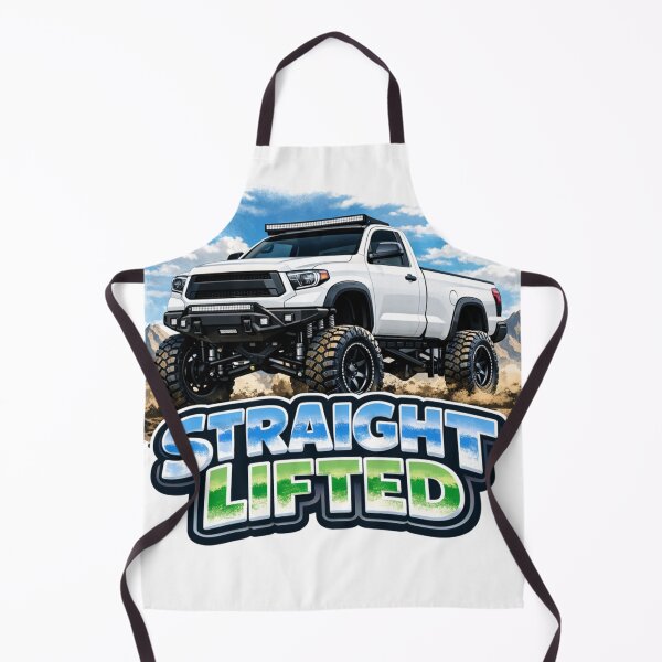 Item preview, White Truck Straight Lifted  designed and sold by Resilient Roots Customs Oakland.