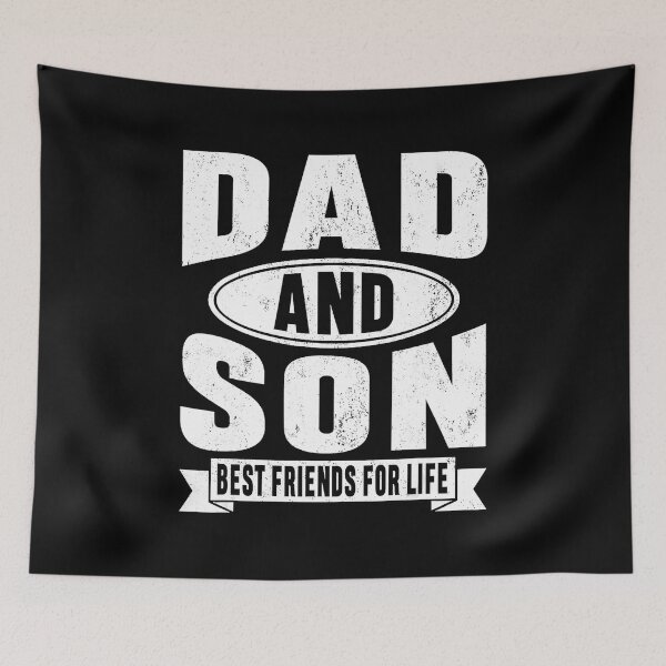 Item preview, Dad and Son Best Friends Typography Design for Family Matching Vibes designed and sold by zamiokaline.