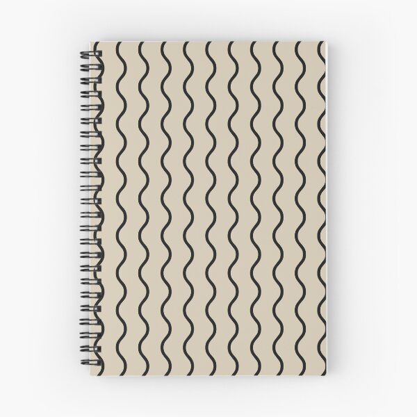 Item preview, Sand And Black Waves Pattern designed and sold by pattern-archive.