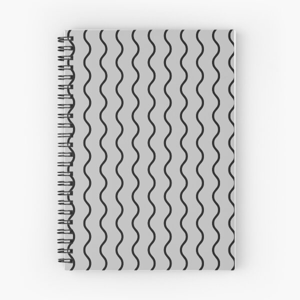 Item preview, Silver And Black Waves Pattern designed and sold by pattern-archive.