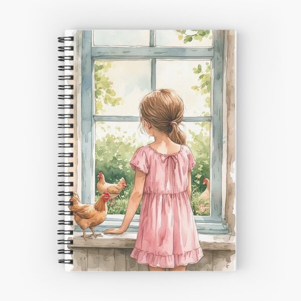 Item preview, The girl experimented with raising ducks and chickens. designed and sold by Whose-sweat.