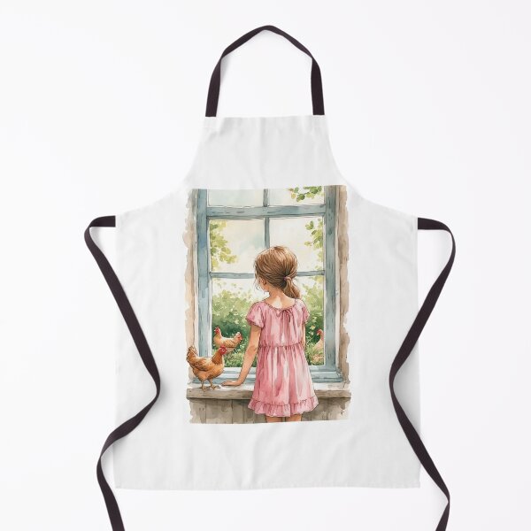 Item preview, The girl experimented with raising ducks and chickens. designed and sold by Whose-sweat.