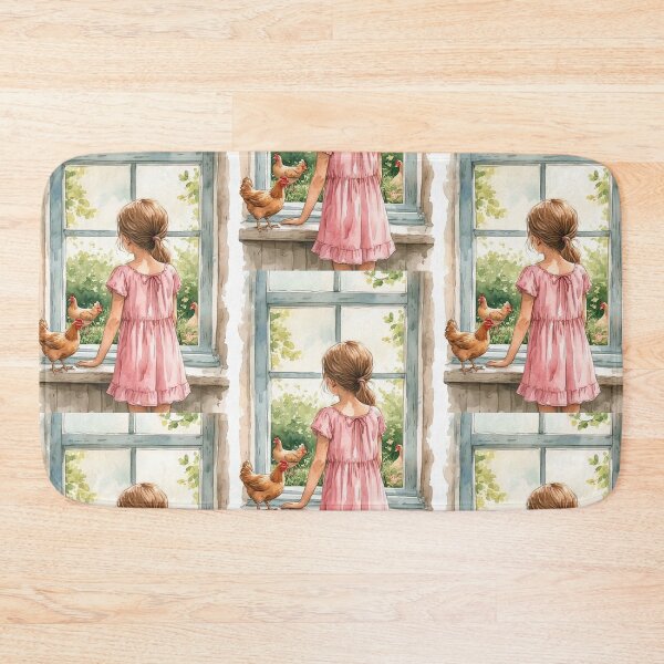 Item preview, The girl experimented with raising ducks and chickens. designed and sold by Whose-sweat.