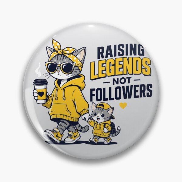 Item preview, Raising Legends Not Followers Cat Mom Cute Matching Hoodie Style Graphic designed and sold by ArtoryNest.