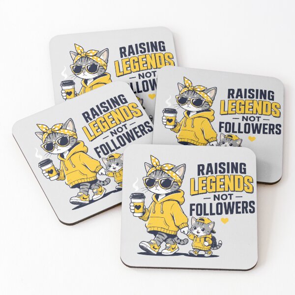 Item preview, Raising Legends Not Followers Cat Mom Cute Matching Hoodie Style Graphic designed and sold by ArtoryNest.