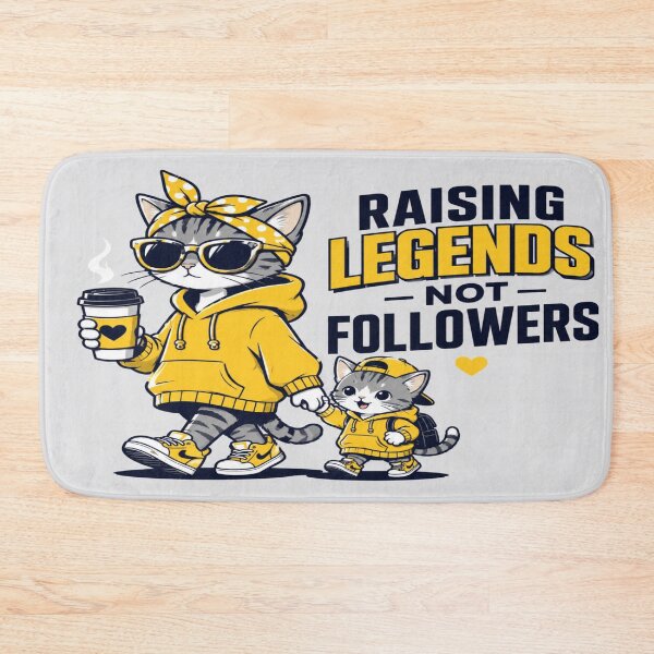 Item preview, Raising Legends Not Followers Cat Mom Cute Matching Hoodie Style Graphic designed and sold by ArtoryNest.