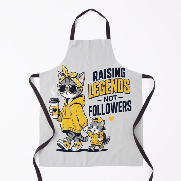 Item preview, Raising Legends Not Followers Cat Mom Cute Matching Hoodie Style Graphic designed and sold by ArtoryNest.