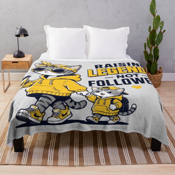 Item preview, Raising Legends Not Followers Cat Mom Cute Matching Hoodie Style Graphic designed and sold by ArtoryNest.