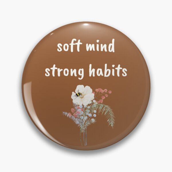 Item preview, Soft Mind Strong Habits – Self Growth Notebook designed and sold by Creativ_Design.